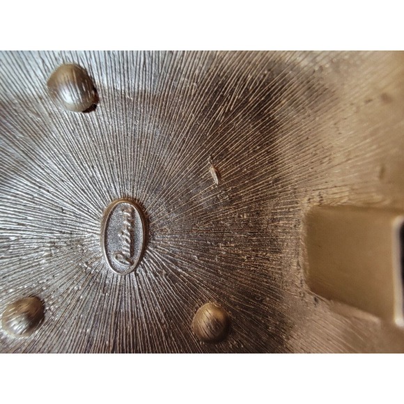 Rucinni Jeweled Trinket Box Filigree Grape Vine Leaves Gold Ring Gift - Picture 8 of 13